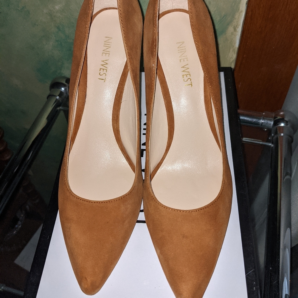 Suede heels